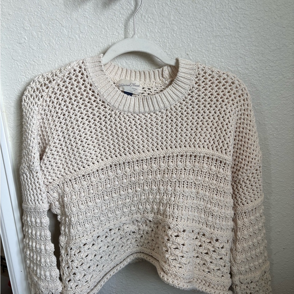 Cream Knit Sweater